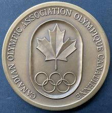 Load image into Gallery viewer, 1970 Bronze Olympic Shield Medal Medallic Art Co IOC Member James Worrall