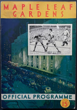 Load image into Gallery viewer, 1938 Maple Leaf Gardens Championship Wrestling Program Vintage Sports Historical