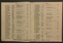 Load image into Gallery viewer, 1961 Pinecrest Speedway Stock Car Racing Program Vintage Yearbook Automobile