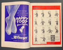 Load image into Gallery viewer, 1962 Montreal Forum NHL Hockey Program Canadiens vs Detroit Red Wings