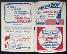 Load image into Gallery viewer, 1951 Brooklyn Dodgers New York Yankees MLB Baseball Program Signed Dick Williams