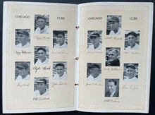 Load image into Gallery viewer, 1929 World Series Program Wrigley Field Chicago Cubs Philadelphia Athletics