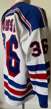 Load image into Gallery viewer, New York Rangers Vintage Stall & Dean Jersey #36 Suisse NHL Hockey