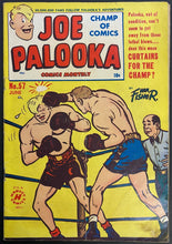 Load image into Gallery viewer, June 1951 Joe Palooka No. 57 Vintage 10 Cent Harvey Comics Boxing Comic Book