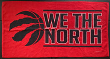 Load image into Gallery viewer, 2016 Toronto Raptors Team Issued Game Towel NBA Basketball We The North