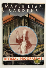 Load image into Gallery viewer, 1942 Maple Leaf Gardens Toronto Roller Follies Program Champion Roller Skaters