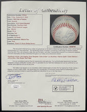 Load image into Gallery viewer, MLB Hall of Famers Signed Baseball Autographed x9 Spahn Musial Snider Mathews +