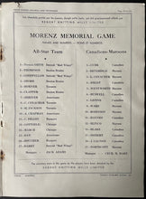 Load image into Gallery viewer, 1937 Howie Morenz Memorial Game NHL Hockey Program Forum Signed x15 Beckett LOA