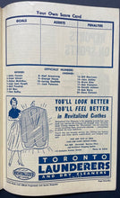 Load image into Gallery viewer, 1960 Stanley Cup Game 4 Program Montreal Canadiens + Maurice Richard Last Game
