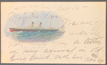 Load image into Gallery viewer, 1904 RMS Majestic White Star Postcard 1898 United States Ship Titanic Captain