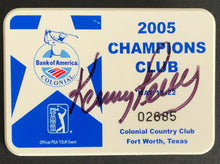 Load image into Gallery viewer, 2005 PGA Champions Club Badge Golf Bank Of America Signed Winner Kenny Perry
