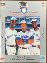 Load image into Gallery viewer, 1991 ALCS Toronto Blue Jays Roberto Alomar Signed Program Autographed Cover JSA