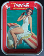 Load image into Gallery viewer, 1939 Vintage Original Coca-Cola Canada Tray Advertising Soda Pop Memorabilia