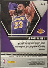 Load image into Gallery viewer, 2019 Panini Mosaic #8 LeBron James PSA GEM MT 10 Lakers NBA Basketball Heat Cavs
