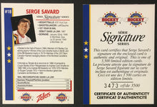 Load image into Gallery viewer, 1995 Serge Savard Autographed Zellers Limited Edition NHL Hockey Card LOA