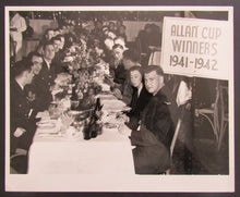 Load image into Gallery viewer, 1942 Original Allan Cup Celebration Photo Royal Canadian Air Force Flyers VTG