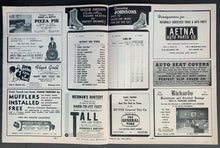 Load image into Gallery viewer, 1955 Chicago Stadium NHL Hockey Program Blackhawks Red Wings Gordie Howe