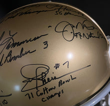 Load image into Gallery viewer, Multi Signed Autographed Notre Dame Helmet Joe Montana Steiner COA NCAA Football