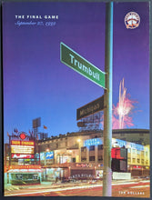 Load image into Gallery viewer, 1999 Tiger Stadium Final Game Program Limited Edition Embossed Stamped