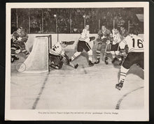 Load image into Gallery viewer, 1964 Maple Leaf Gardens Hockey Photo NHL All Stars vs Toronto Maple Leafs 8x10