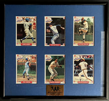 Load image into Gallery viewer, 1993 Signed Framed MLB Baseball All-Star Autographs Cards Ernie Banks + 5 HOFers
