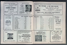 Load image into Gallery viewer, 1955 Chicago Stadium NHL Hockey Program Blackhawks Red Wings Gordie Howe