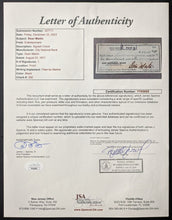 Load image into Gallery viewer, 1977 Dean Martin Signed Cheque Check City National Bank Autographed JSA LOA