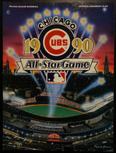 Load image into Gallery viewer, 1990 MLB Baseball Vintage All-Star Game Program Chicago Wrigley Field Original