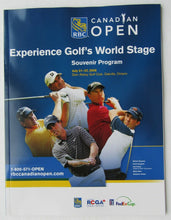 Load image into Gallery viewer, 2008 Canadian Open Golf Program Pairing Booklet + Round 4 Daily Sheet Glen Abbey