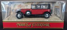 Load image into Gallery viewer, 1925 Rolls Royce Phantom 1 Die Cast Metal Car Model Matchbox Collectibles NIB