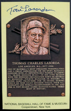 Load image into Gallery viewer, Tommy Lasorda Signed Hall Of Fame Autographed Postcard L.A. Dodgers HOF MLB COA