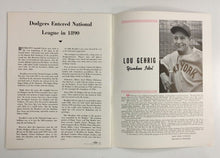 Load image into Gallery viewer, 1941 World Series Baseball Program HOF Joe Gordon Signed Autographed JSA LOA