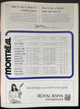 Load image into Gallery viewer, 1973 Montreal Canadiens Henri Richard Autographed Signed Program NHL Hockey JSA