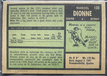 Load image into Gallery viewer, 1971 O-Pee-Chee #133 Marcel Dionne Rookie Card Detroit Red Wings PSA EX-MT 6