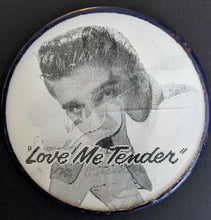 Load image into Gallery viewer, 1956 Vintage Elvis Presley Love Me Tender Vari-Vue Flicker Button Pinback
