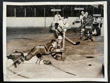 Load image into Gallery viewer, 1951-52 Vintage NHL Hockey Toronto Maple Leafs Montreal Canadiens Pres Photo
