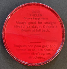 Load image into Gallery viewer, 1963 Nalley's Potato Chips CFL Football Token Plastic Coin #23 Dave Thelen