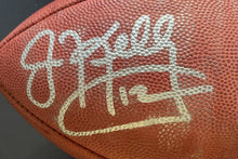 Load image into Gallery viewer, Joe Montana + Jim Kelly Autographed Signed Duke Wilson NFL Football Fanatics
