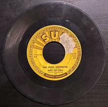 Load image into Gallery viewer, 1955 7" Sun Record Jerry Lee Lewis High School Confidential + Fools Like Me Vtg