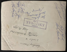 Load image into Gallery viewer, 1950 Autographed x7 Detroit Red Wings Original Type 1 Photograph Signed Olympia