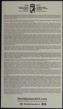 Load image into Gallery viewer, 2015 IIHF World Junior Hockey Championships Ticket Switzerland Czech Republic