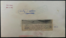 Load image into Gallery viewer, 1962 Vintage NHL Playoffs Press Photo Montreal Canadiens Chicago Blackhawks