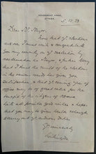 Load image into Gallery viewer, 1928 Invitation & Signed Letter From Canada's Governor General to Ottawa's Mayor