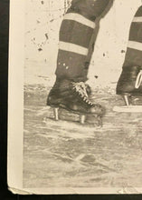 Load image into Gallery viewer, 1935 NHL Hockey Press Photo New York Rovers Players with Figure Skater Henie