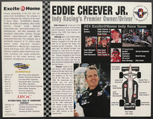 Load image into Gallery viewer, 2000 Indy Racing Eddie Cheever Jr. Signed Promo Photo Card Autographed