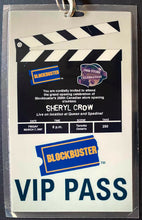 Load image into Gallery viewer, 1997 Sheryl Crow VIP Pass Blockbuster's 250th Canadian Store Opening