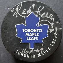 Load image into Gallery viewer, Red Kelly Autographed Toronto Maple Leafs NHL Hockey Puck Signed