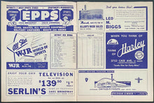 Load image into Gallery viewer, 1949 Detroit Olympia Game 1 Stanley Cup Semi Finals NHL Hockey Program Canadiens