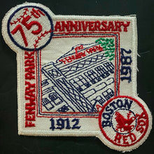 Load image into Gallery viewer, 1987 Official MLB Jersey Patch Boston Red Sox Fenway Park 75th Anniversary Crest