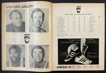 Load image into Gallery viewer, 1974 NBA Game Program Toronto Maple Leaf Gardens Buffalo Braves New York Knicks